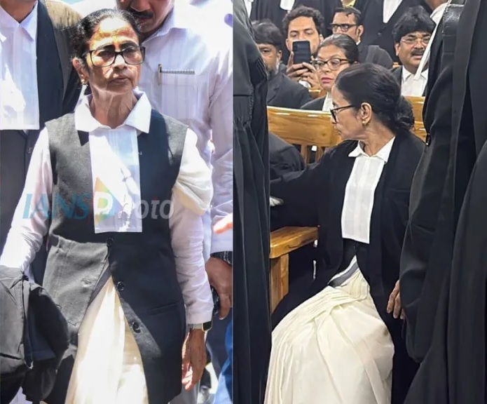 হারের পর পুরনো পেশায় মমতা, আইনজীবীর পোশাকে হাইকোর্টে সওয়াল: ‘এটা বাংলা, ইউপি নয়’