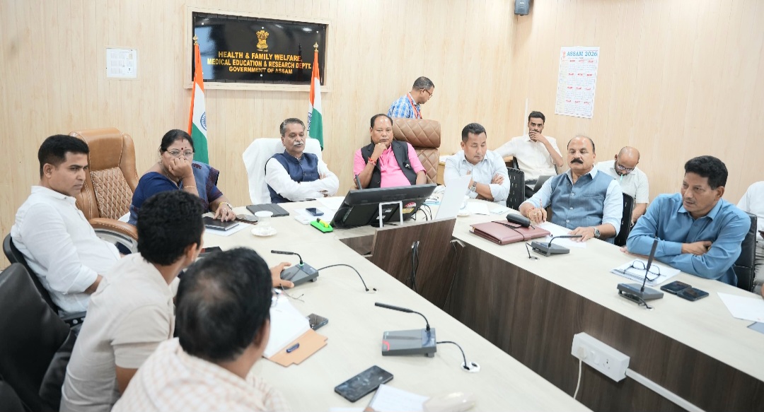 গুণগত স্বাস্থ্যসেবা নিশ্চিত করার লক্ষ্যে ৬ জেলার বিধায়কদের সঙ্গে স্বাস্থ্য ব্যবস্থার উচ্চস্তরীয় পর্যালোচনা বৈঠক স্বাস্থ্য মন্ত্রী অশোক সিংহলের