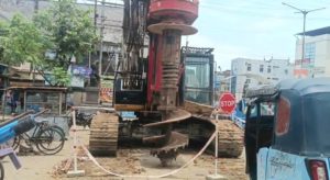 শিলচরে ক্যাপিটাল পয়েন্ট-রাঙ্গিরখাড়ি ফ্লাইওভারের পাইল টেস্টের প্রস্তুতি শুরু
