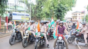 ত্রিবর্ণরঞ্জিত বাইক র‍্যালিতে দেশাত্মবোধের আবহ শিলচরের রাজপথে, স্বাধীনতা দিবস ঘিরে কাছাড়ে একাধিক কর্মসূচি