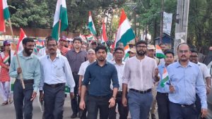 স্বাধীনতা দিবসের প্রাক্কালে শিলচরে দেশপ্রেমের ঢেউ, হাজার মানুষের অংশগ্রহণে বিশাল তিরঙ্গা র‍্যালি